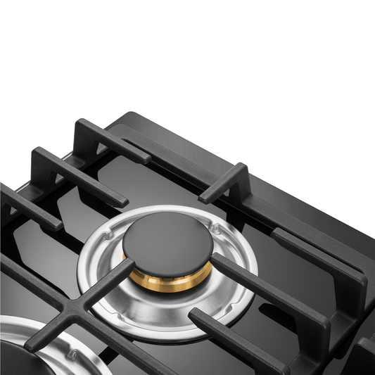 B410 60cm 4 Burners Gas On Glass Cooktop - 18mj