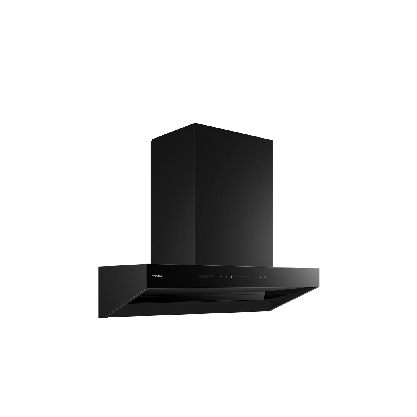 87H2S 90cm Mega Power Canopy Rangehood - Glossy Black