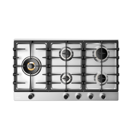 ZG81H60 86cm 5 Burners Gas Cooktop - Stainless Steel - 22mj