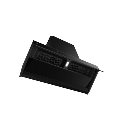 87H2S 90cm Mega Power Canopy Rangehood - Glossy Black
