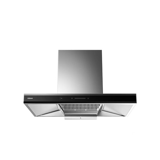 A8323 90cm BLDC Motor 2nd Generation Integrated Rangehood - Glossy Black