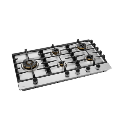 ZG81H60 86cm 5 Burners Gas Cooktop - Stainless Steel - 22mj