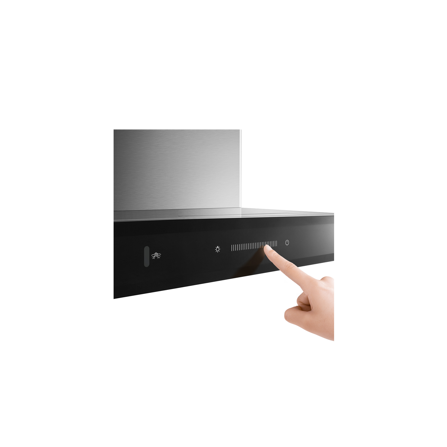 A8303 60cm BLDC Motor 2nd Generation Integrated Rangehood - Glossy Black