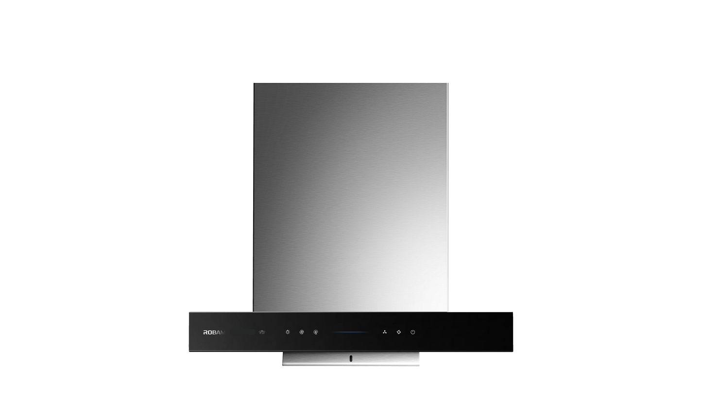 87H6S 60cm Motor CleanAir 3rd Generation Integrated Rangehood - Glossy Black
