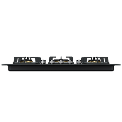B520 90cm 5 Burners Gas On Glass Cooktop - 17mj