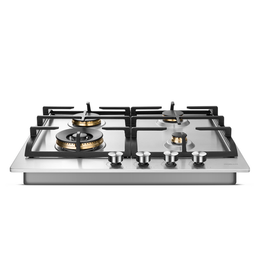 G411 60cm 4 Burners Gas Cooktop -  Stainless Steel - 18mj