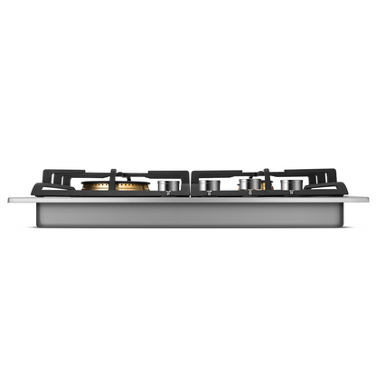 G411 60cm 4 Burners Gas Cooktop -  Stainless Steel - 18mj