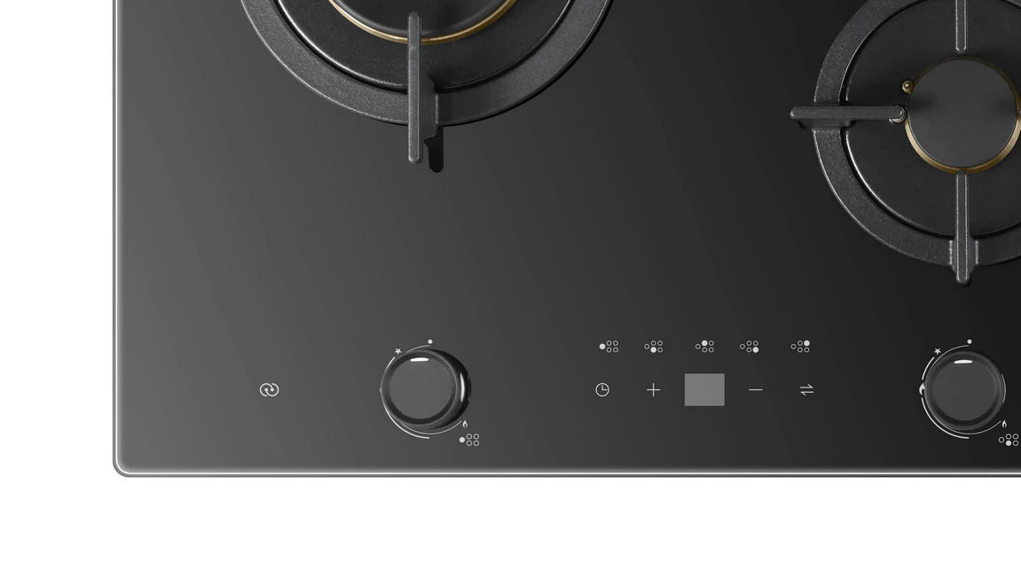 9B7H50 90cm 5 Burners Gas On Glass Cooktop - 23mj