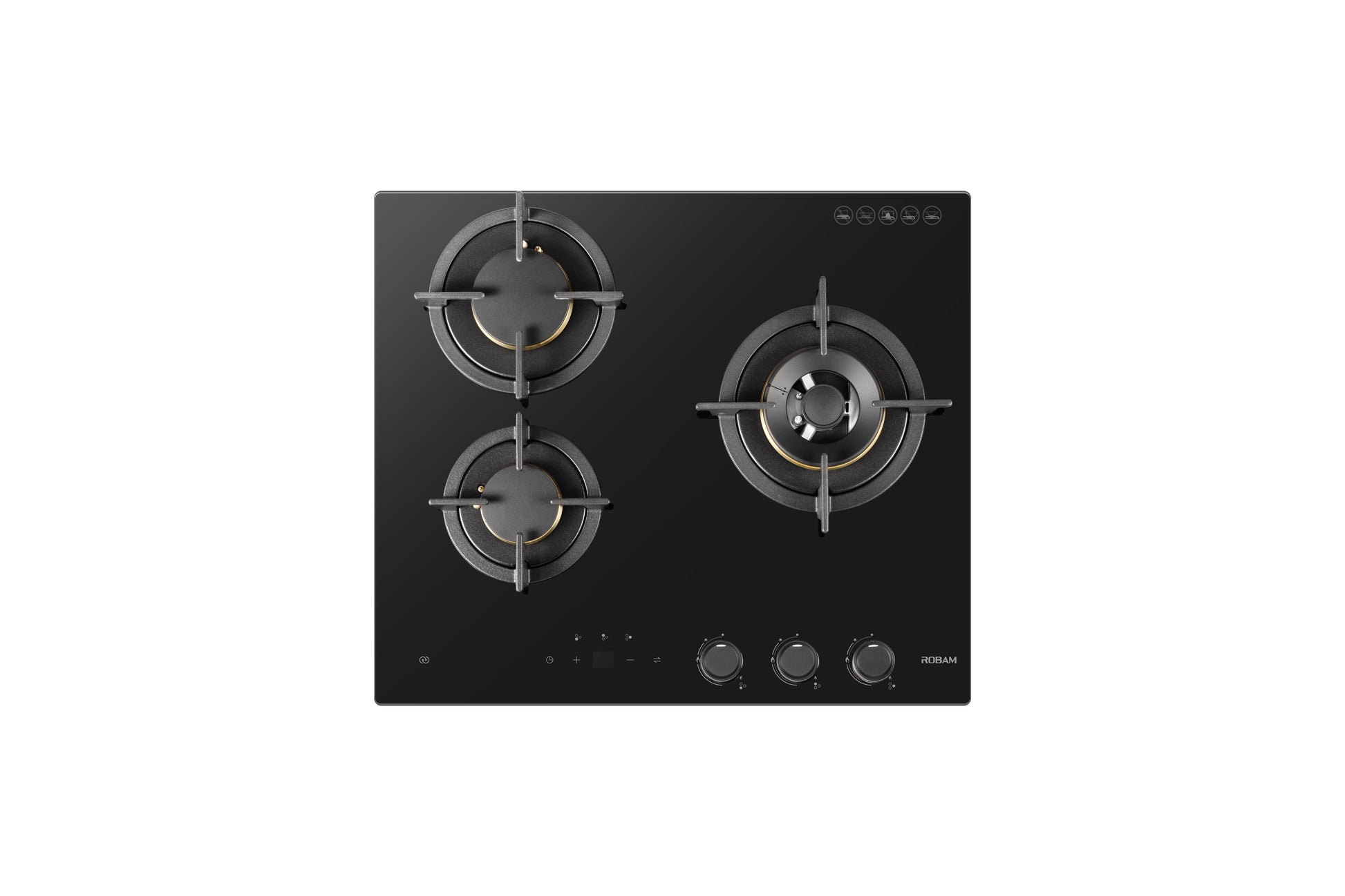 H32 Glass 3 Burners (600mm) image 1